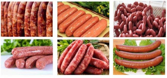 Salchicha comercial del pollo que hace la máquina de rellenar de la materia de la salchicha de la máquina