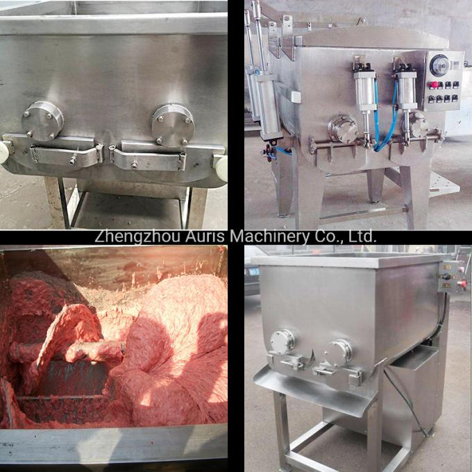 Máquina eléctrica rellena cocida al vapor de la elaboración de la carne de las bolas de masa hervida del bollo de la máquina del mezclador de la carne 1