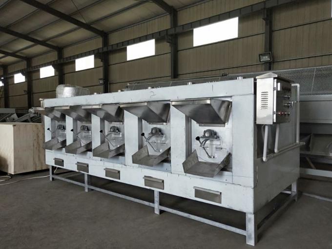 Café de acero Bean Roasting Machine de carbono del SUS 201 de la máquina del asador del tambor SUS304 6