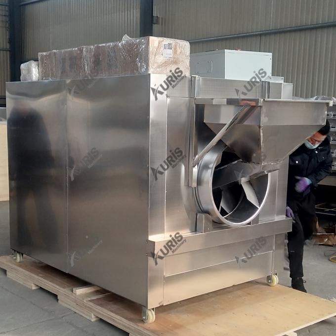 Máquina eléctrica de la asación del cacahuete de la máquina 200kg/H del tostador de café del anacardo 6