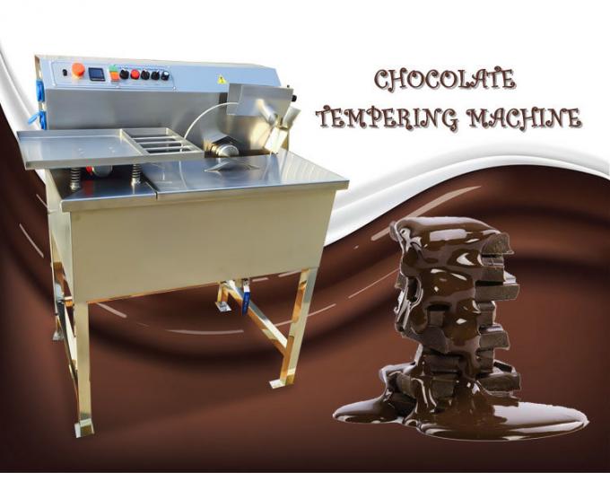 Chocolate de colada del pote del chocolate industrial Jzj30 que derrite moderando la máquina 0