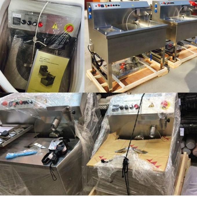 Máquina de fusión de chocolate del chocolate eléctrico de la fabricación chocolate automático que modera la máquina