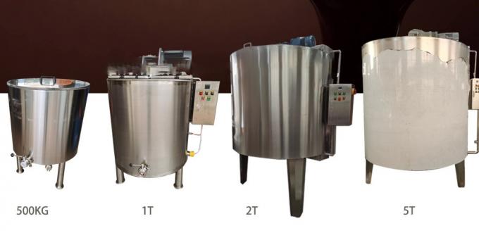 Máquina de fusión del almacenaje del calor de la máquina de sujeción de la capacidad grande del chocolate líquido grueso del tanque