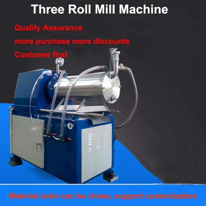 Capa de la máquina de pulir del rodillo de tres rodillos del laboratorio o máquina triple de cerámica de Ink Roll Dyeing de la amoladora del chocolate