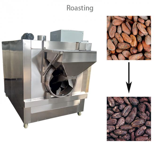 Cadena de producción del polvo de cacao que muele máquina del fabricante del polvo de 200kg 2