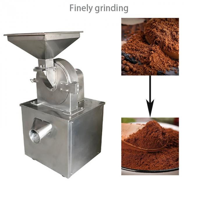 Cadena de producción del polvo de cacao que muele máquina del fabricante del polvo de 200kg 7