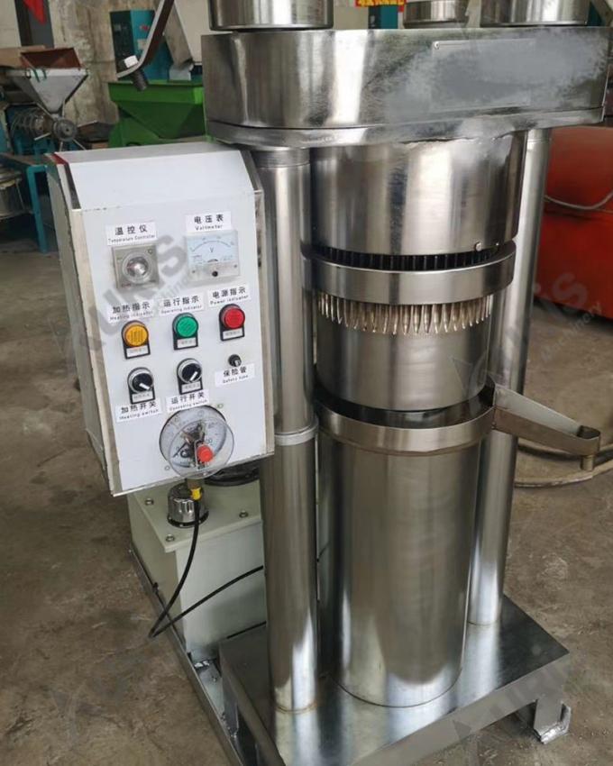 Aceite de semilla hidráulico vertical de girasol de la semilla del té de la nuez del sésamo de la alta recuperación del aceite que saca presionando el expulsor que hace el equipo