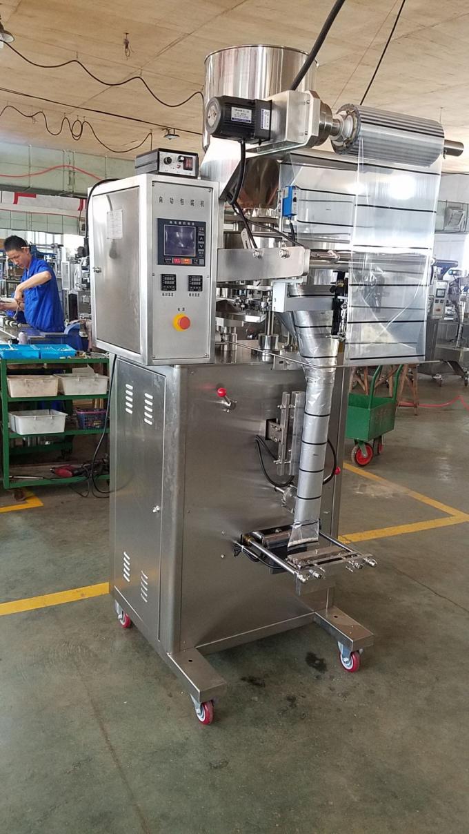 Gránulo automático que pesa las habas de la empaquetadora del chocolate que sellan la máquina 8