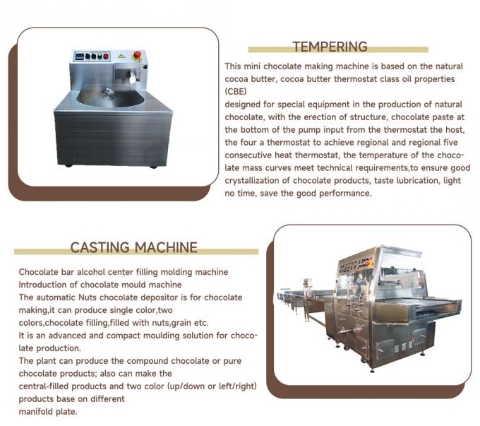 Máquina de moldear pequeño Mini Chocolate Machine Tempering del chocolate