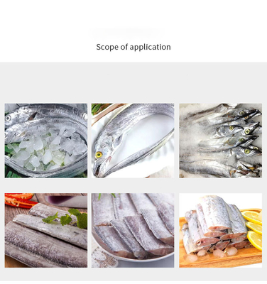 Máquina fresca salada del corte del pescado de las máquinas de proceso de los pescados del bloque de Hairtail