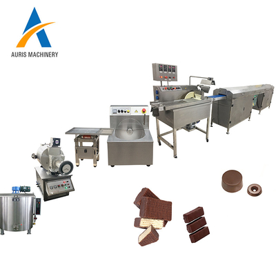 Cadena de producción completamente automática de la barra de chocolate de 200kg H que muele el bocado de Peeler