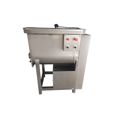 Máquina de relleno de salchicha cortada horizontal del vacío de la máquina del mezclador de la carne