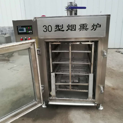 304 el tocino de acero inoxidable del lote del horno 30kg de la carne que fumaba secó la casa del humo de la salchicha