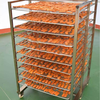 304 el tocino de acero inoxidable del lote del horno 30kg de la carne que fumaba secó la casa del humo de la salchicha