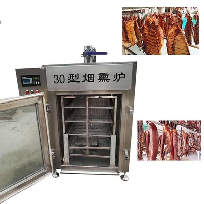 304 el tocino de acero inoxidable del lote del horno 30kg de la carne que fumaba secó la casa del humo de la salchicha