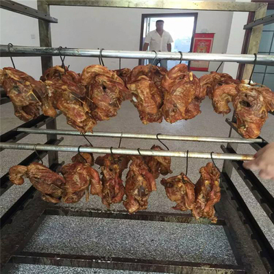 La máquina que fuma 100kg de la carne del trotón trata la máquina que fuma caliente de los pescados por lotes fríos