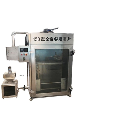 Estufa de los pescados del lote de la máquina 304ss 150kg de los pescados comerciales del PLC que fuma