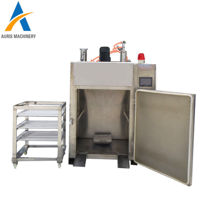Estufa de los pescados del lote de la máquina 304ss 150kg de los pescados comerciales del PLC que fuma