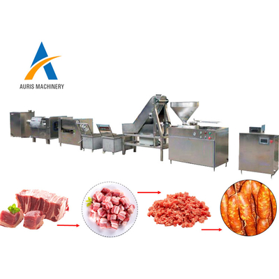 máquina de rellenar de la salchicha automática 304ss que tuerce a la embutidora Sausage Machine