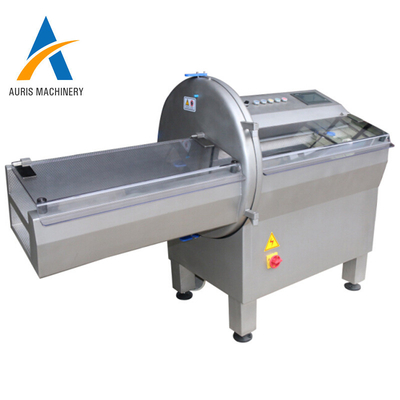 La elaboración de la carne automática 304ss trabaja a máquina la cortadora congelada de la carne del pollo
