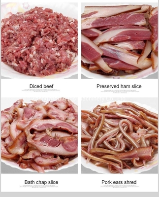 Máquinas congeladas Digger Shaver Fish Slicer Machine de la elaboración de la carne de cerdo