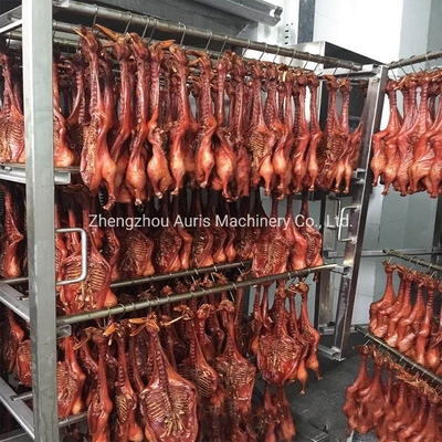 El cordero de la tajada de la máquina de la carne del filete que fuma provee de costillas la máquina que fuma de los pescados eléctricos