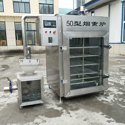 Máquina de la elaboración de la carne del pollo de la máquina del fumador de la salchicha de sequedad que cuece