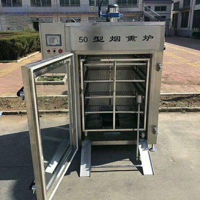 Máquina de la elaboración de la carne del pollo de la máquina del fumador de la salchicha de sequedad que cuece