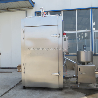 horno del ahumadero de la salchicha de la máquina 100kg/H del fumador de la carne de 100kg Bacth