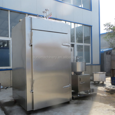 horno del ahumadero de la salchicha de la máquina 100kg/H del fumador de la carne de 100kg Bacth