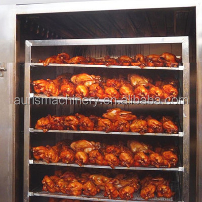 horno del ahumadero de la salchicha de la máquina 100kg/H del fumador de la carne de 100kg Bacth