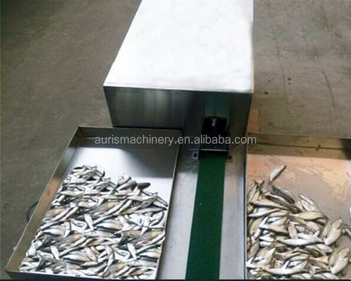 el proceso de los pescados 1800pcs/H trabaja a máquina el destripamiento de apertura trasero de la máquina del corte del pescado limpio