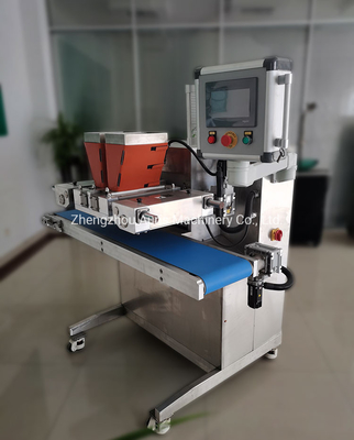 Línea de depósito de capa del chocolate de 6PCS Min Chocolate Pouring Machine 304ss