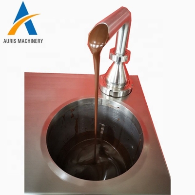máquina vendedora caliente del cazo de la fabricación de chocolate del pequeño del chocolate de la temperatura negro automático completo del ajustador para las tiendas del postre