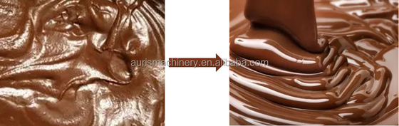 refinador eléctrico de la concha del chocolate de la máquina de la fabricación de chocolate del fabricante del bocado del chocolate de 500L 1000L