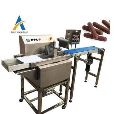 Nueces que moderan la máquina 150kg de la fabricación de chocolate por el bocado de la hora que envuelve la máquina