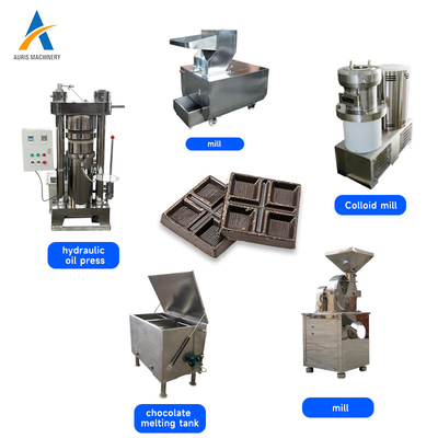 Harina de avena Raffaello Chocolate Production Line Chocolate que hace el equipo