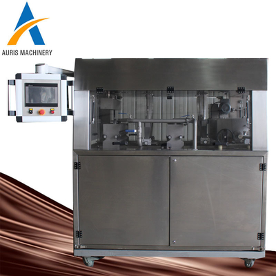 Máquina automática llena de la fabricación de chocolate 250 500 chocolate continuo modelo que modera la máquina