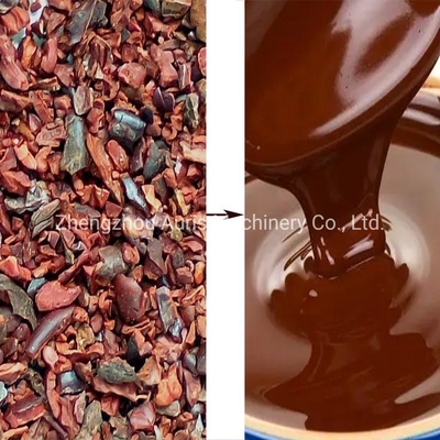 Amoladora de acero inoxidable Machine del cacao de la concha 50L de la máquina de pulir del chocolate
