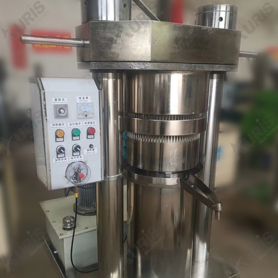 El té vertical de la nuez de la prensa de planchar del aceite hidráulico del sésamo ve el extrudado del girasol