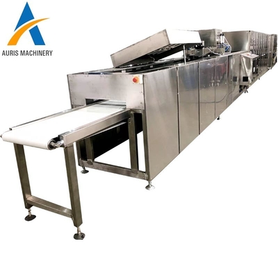 Enrober automático del caramelo del túnel de enfriamiento de la máquina de capa del chocolate Sss304