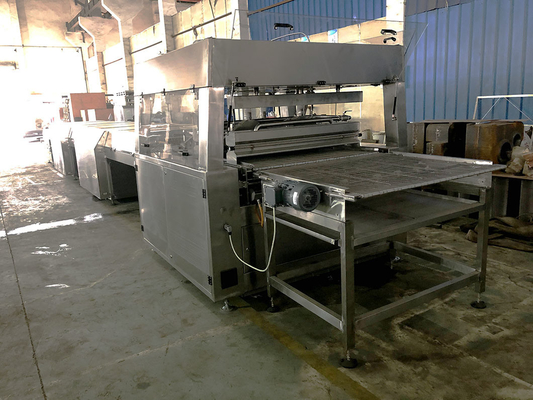 Enrober automático del caramelo del túnel de enfriamiento de la máquina de capa del chocolate Sss304