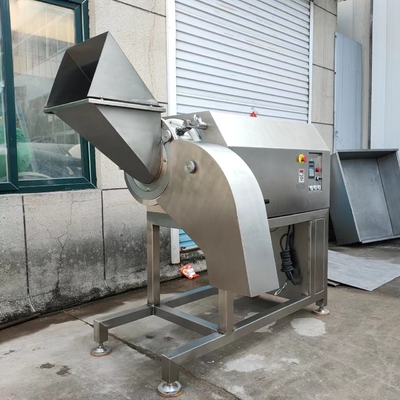 la elaboración de la carne 3000kg/H trabaja a máquina la cortadora eléctrica de la cortadora de la carne de la pechuga de pollo