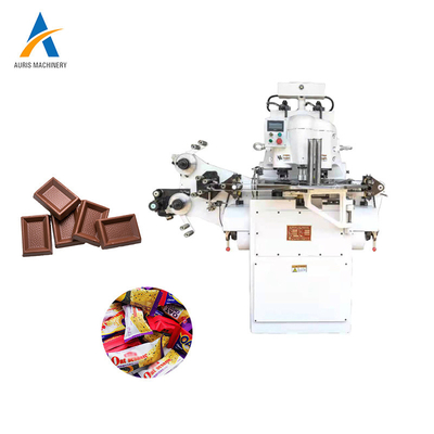 Empaquetadora del chocolate de Auris 160pcs Min Coin Chocolate Wrapping Machine