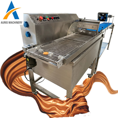máquina de moldear del chocolate de los 10m/Min Chocolate Tempering Machine Enrobing 304ss