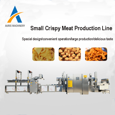 Máquina de la sartén SUS304 para la pequeña patata curruscante Chips Meat Continuous Frying Line