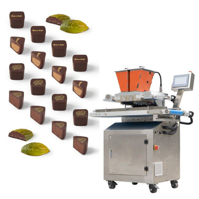 microprocesadores de chocolate dobles tirados de los colores 2d/3d uno que hacen el dispensador de depósito del chocolate de la máquina