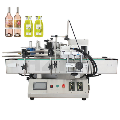 Tipo automático pequeña máquina de la tabla de etiquetado de la etiqueta engomada de la botella redonda del aceite esencial