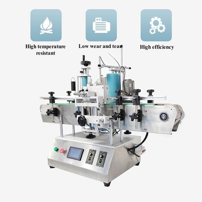 Tipo automático pequeña máquina de la tabla de etiquetado de la etiqueta engomada de la botella redonda del aceite esencial