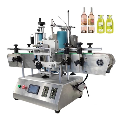 Tipo automático pequeña máquina de la tabla de etiquetado de la etiqueta engomada de la botella redonda del aceite esencial